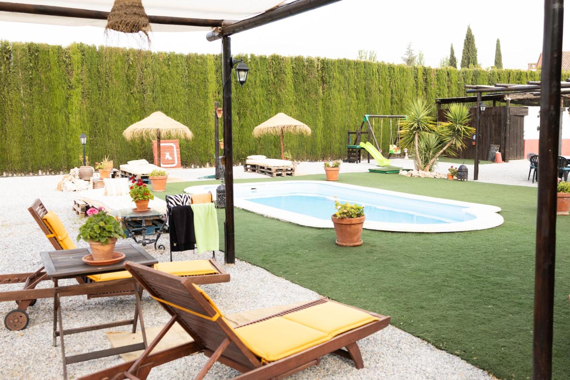 La Cuadra, Finca A Los Pies De Sierra Nevada, A 10 Minutos Del Centro, Piscina, Jardin, Barbacoa ลาซูเบีย ภายนอก รูปภาพ